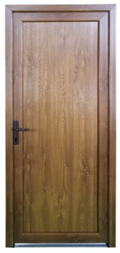 Portoncino d'ingresso Base noce L 80 x H 210 cm apertura destra