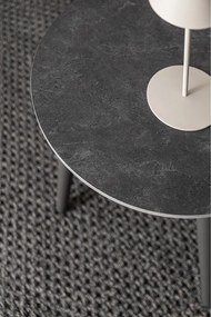 Set di mobili da giardino color kaki/grigio tortora in alluminio per 2 persone Millor – Bizzotto