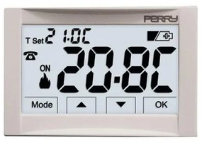 Termostato PERRY Touch bianco