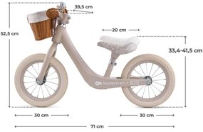 KINDERKRAFT - Bicicletta senza pedali RAPID 2 Dune Whisper Bizuu