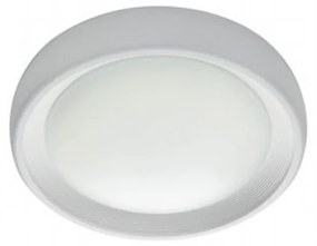 Plafoniera Esterno Moderna Loft Alluminio E Termoplastica Bianco Led 13W 4000K