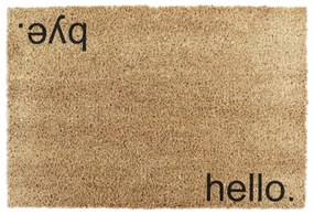 Zerbino in cocco 40x60 cm Hello, Bye - Artsy Doormats