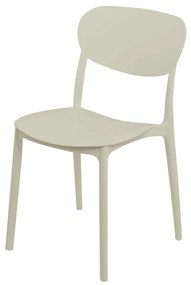 Sedia in polipropilene tortora