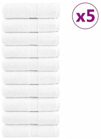 Asciugamani Ospiti Solund 50 Pz Bianchi 30x50 Cm 600gsm /