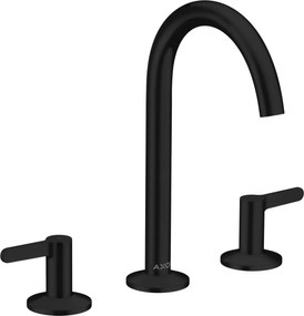 Rubinetteria 3 fori 170 con piletta push open Nero Opaco AXOR One 48050670 Hansgrohe