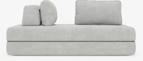 Rift divano letto matrimoniale 2 posti e 3 posti con schienali mobili - materasso alto 24 cm e memory foam in tessuto smacchiabile T31