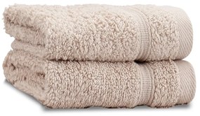 Set di asciugamani tipo terry beige in cotone 2 pz 30x30 cm Zero Twist – Catherine Lansfield