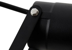 Faretto a picchetto industriale intelligente nero con WiFi GU10 IP65 - Basic