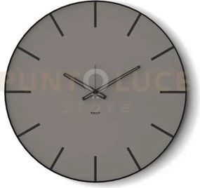 Orologio da parete moderno symbol 45 nero,fango