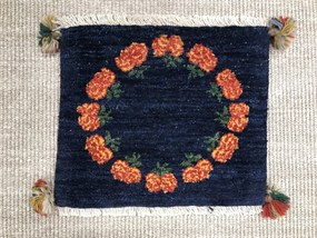 Gashguli Tappeto persiano 40 x 40 Blu (Iran) Annodato A Mano