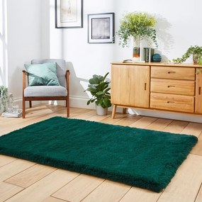 Tappeto verde smeraldo Super Teddy, 150 x 230 cm Super Teddy - Think Rugs