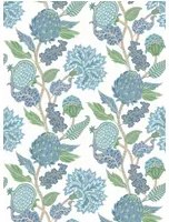 Osborne & Little Tapete Cynara - Denim/ Apple