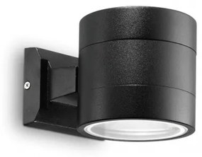 Ideal Lux -  SNIF AP1 BIG - Applique  - Corpo luce in alluminio pressofuso verniciato. Doppio diffusore, superiore e inferiore, in vetro pirex trasparente. Dimensioni: 110x110x155 mm.