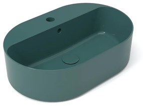 Lavabo da appoggio ovale in ceramica L 60 x H 17 x P 40 cm multicolore