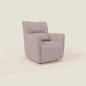 Tulla Poltrona girevole in tessuto impermeabile T02 rosa
