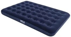 Materasso gonfiabile floccato airbed blu 203x152x22