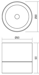 Redo 90628 - Faretto LED da esterno SHAFT LED/13W/230V IP65 marrone