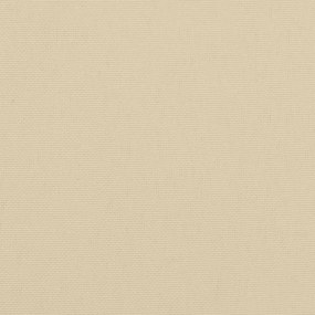 Cuscini per Sedie 4 pz Beige 120x50x3 cm in Tessuto