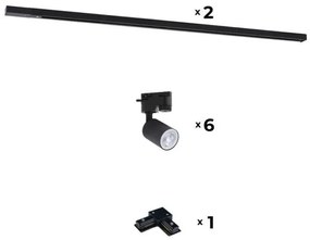 Zuma Line 3016 - Faretto per sistema a binario REFLEKTOR 6xGU10/10W/230V