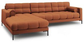 Divano angolare color mattone (angolo sinistro) Bali - Cosmopolitan Design