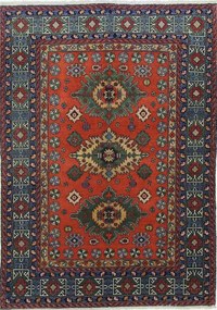 Tappeto orientale 130x180 Rosso (Russia) Annodato A Mano