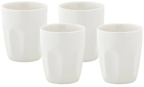 Set di 4 tazze in porcellana bianca da 200 ml Basic - Maxwell &amp; Williams