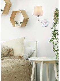 Applique YORK 1xE14/60W/230V bianco