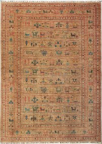 Samarkand Tappeto orientale 170x240 Marrone (Pakistan) Annodato A Mano