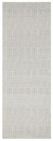 Tappeto in lana grigio chiaro 66x200 cm Sloan - Asiatic Carpets