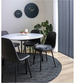 Set di 2 sedie nere con gambe nere Stoccolma - House Nordic