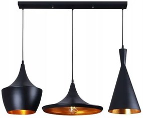 Lampada da soffitto COSTA SET CP Nera