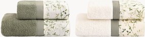 Set di 4 asciugamani in cotone Ivy