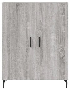 Credenza grigio sonoma 69,5x34x90 cm in legno multistrato