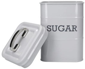 Barattolo da zucchero in latta grigia Nostalgia Living Nostalgia - Kitchen Craft