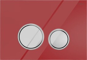 Mexen Fenix 06 pulsante di scarico, rosso - 600627