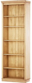 Libreria di colore naturale in pino massiccio 74x223x37 cm Anita – Støraa