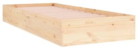 Giroletto in legno massello 75x190 cm 2ft6 small single