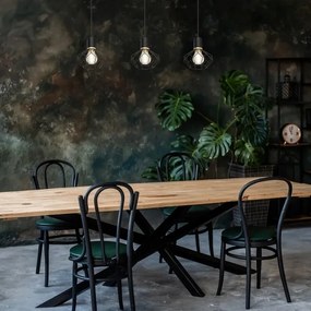 Rabalux 72242 - Lampadario a sospensione con filo FRAN 3xE27/40W/230V