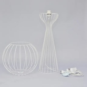 Lampada da terra MERCURE 1xE27/15W/230V bianca