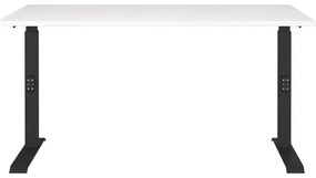Tavolo da lavoro regolabile in altezza con piano bianco 80x140 cm Downey - Germania