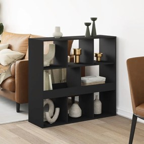 Divisorio Nero 100x33x94,5 Cm İn Truciolato /