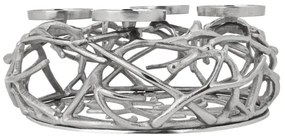 Eglo 422056 - Candeliere OROQUIETA 13,5x35 cm argento