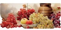 Le Forme Vendemmia Tappeto Cucina 50x120 cm Sagoma Pvc Moderno Antiscivolo Stampa Digitale