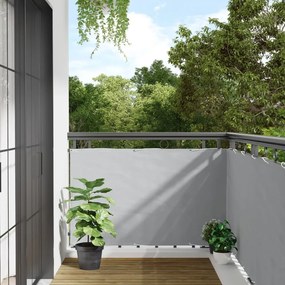 Paravento Da Balcone Grigio 400x90 Cm İn Pvc /