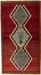 Gabbeh Tappeto 210 x 120 Rosso (Iran) Annodato A Mano
