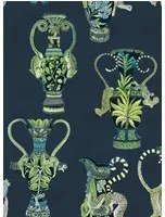 Cole & Son Carta da parati Khulu Vases - Midnight