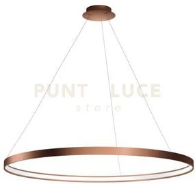 Anello lampadario a sospensione rame opaco spazzolato diam.109cm 27...