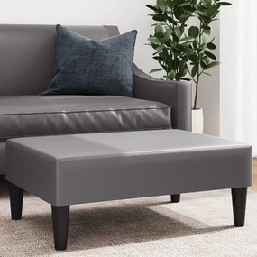 Poggiapiedi Grigio 77x55x31 Cm İn Similpelle /