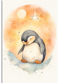 Stampa su tela – Pinguino sognante