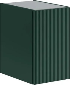 Estensione per mobile da bagno Opera 1 anta, cannettato laccato opaco verde foresta L30 x H50 x P45.5 cm